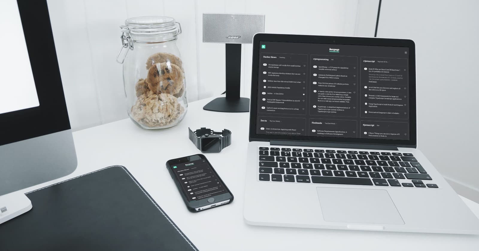 Introducing keepup: stay up to date with tech trends from a single page